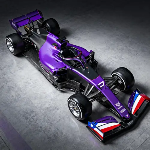 Custom Puerto Rican Formula 1 Car Design
