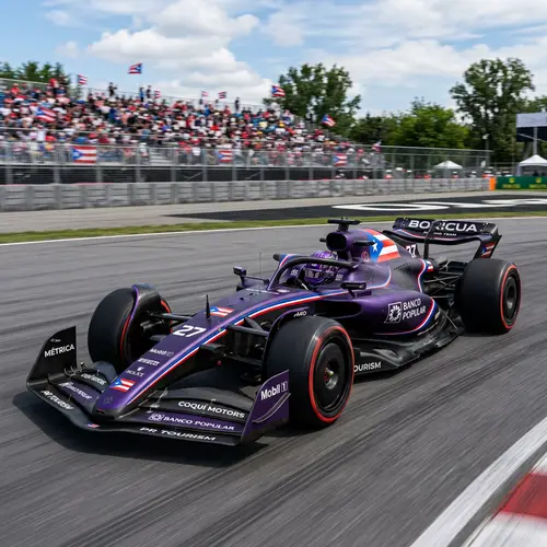 Custom Puerto Rican Formula 1 Car Design