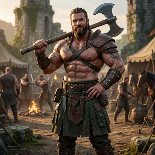 Muscle Bro Warrior - Strength and Power