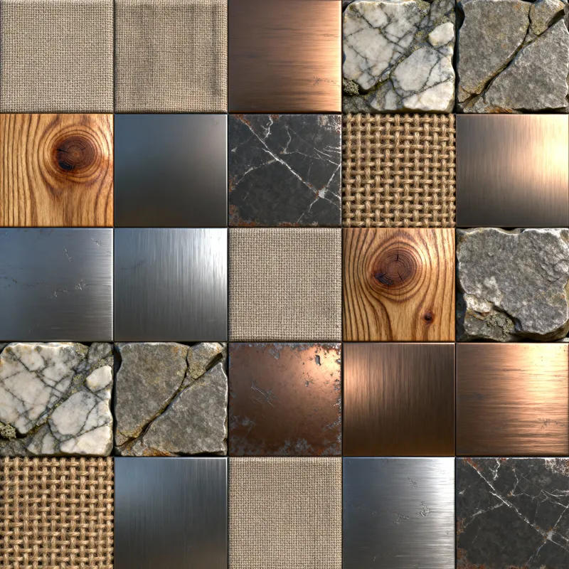 High-Resolution Seamless Textures for 3D Rendering