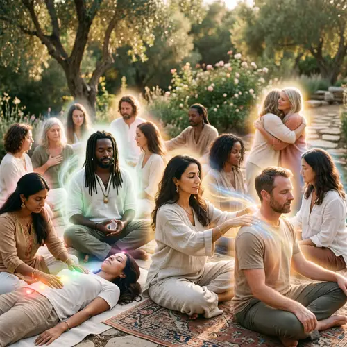 Empathic Healers: A Radiant Gathering of Diverse Souls
