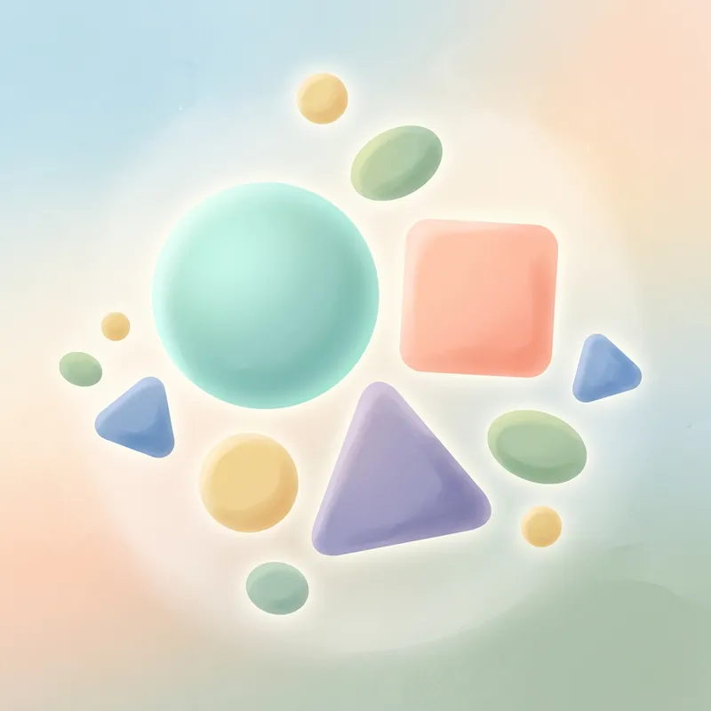 Simplicity and Peaceful Abstract Illustration