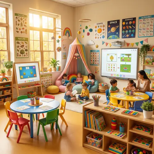 Inspiring Indoor Learning Space for Kids