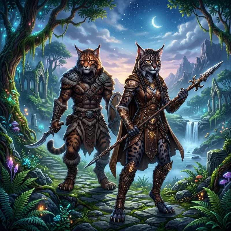 Discover the Enchanting Realm of Urma and Felini | AI Art Generator ...