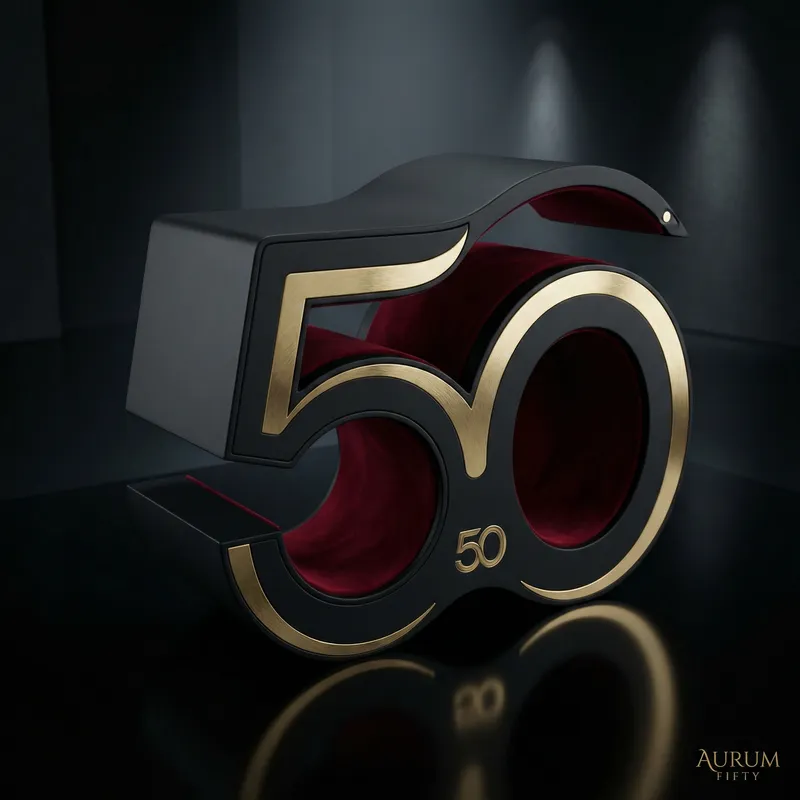 Elegant 50-Shaped Collector's Box - Premium Design