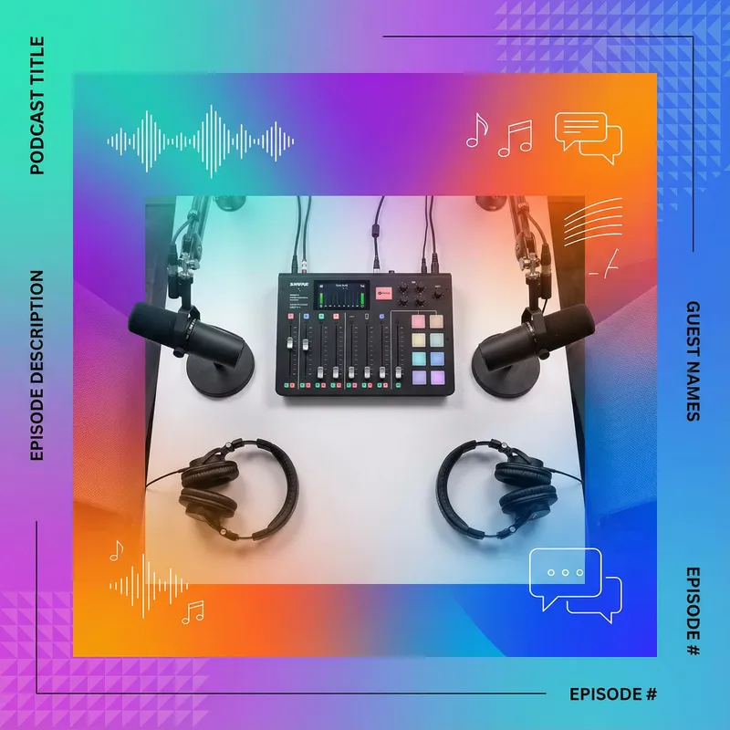 Minimalist Podcast Template Design