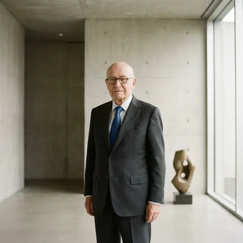 Elegant Businessman Portrait | Minimalist Design