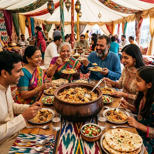 Authentic Uzbek Plov: Hearty Rice Dish with Mutton and Carrots