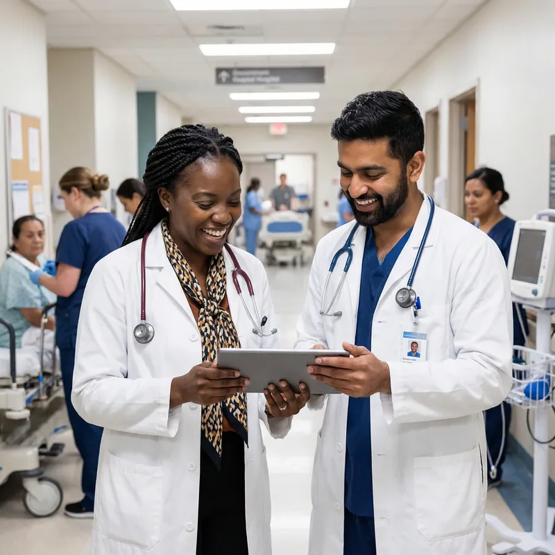 Diverse Medical Professionals in Action Diverse Medical Professionals in Action