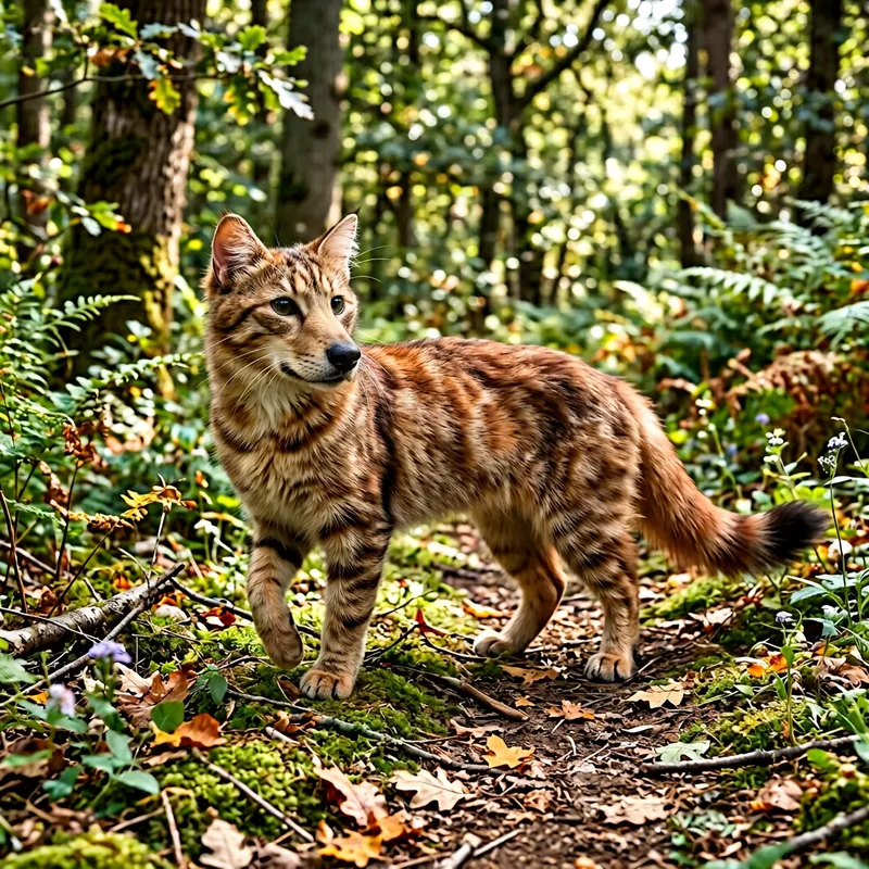 Unique Cat, Dog, and Weasel Animal Hybrid