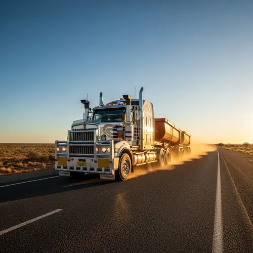 Vibrant Outback Road Train Adventure