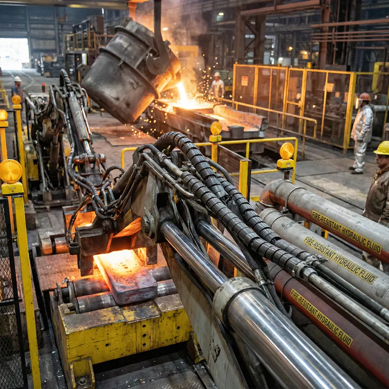 Advanced Hydraulic Machinery in Steel Mill