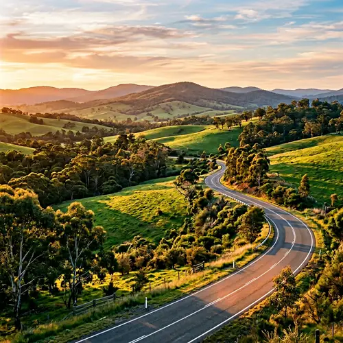 Castlemaine Region Scenic Highway Views