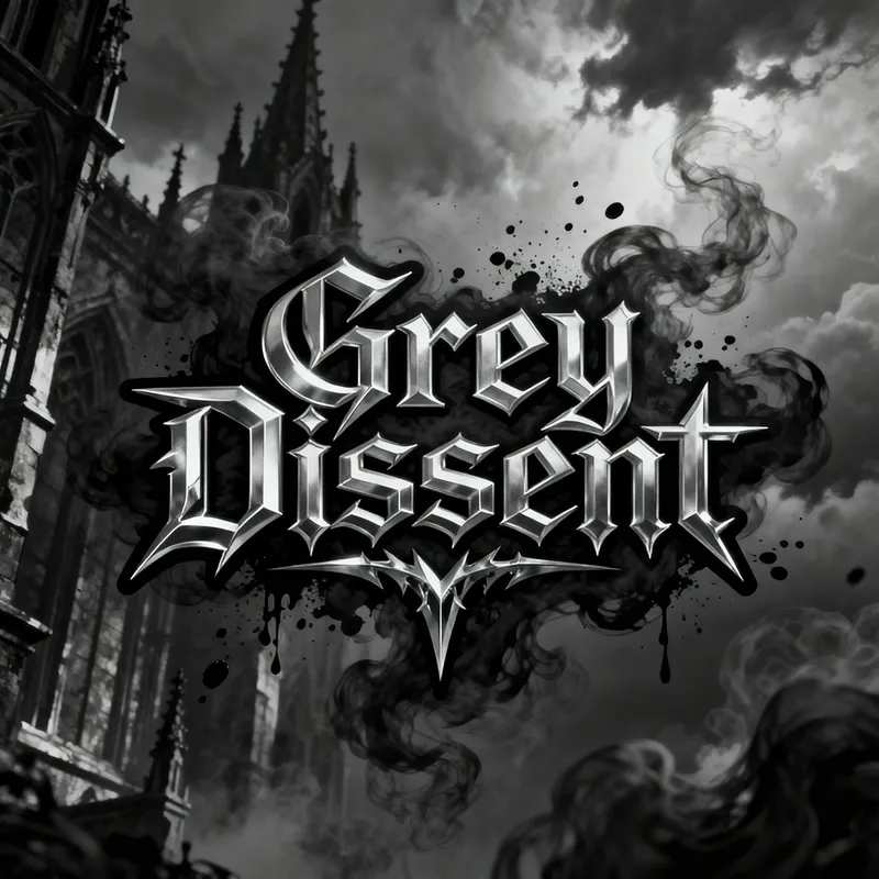 Grey Dissent Band Logo Design | Metal Artistry