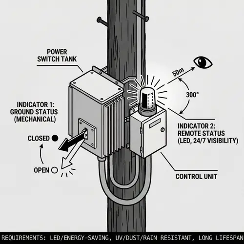 2D Black-and-White Power Switch Animation