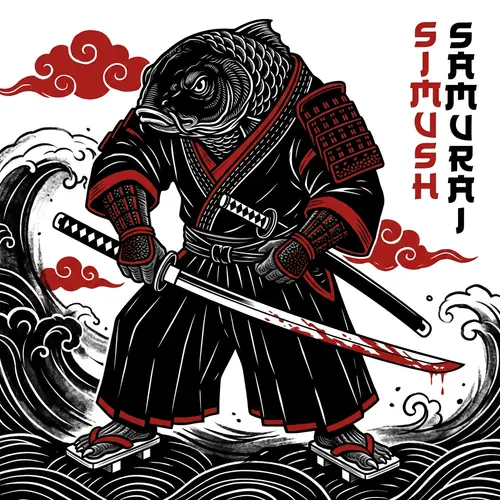 Exclusive Samurai Fish Concept in Red, Black, and White