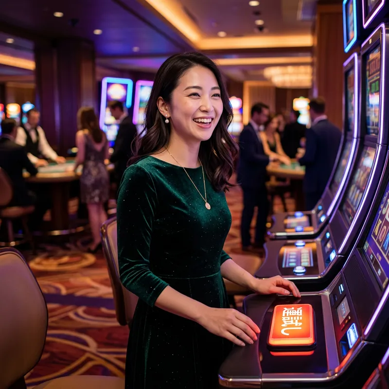 Japanese Bikini Beauty at Casino | Try Your Luck Now!