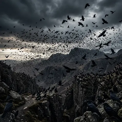 Black Ravens Army - Mysterious and Powerful Image