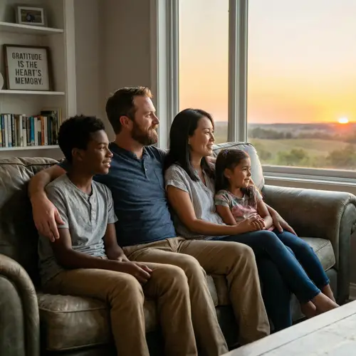 Heartwarming Family Scene of Gratitude, Respect & Unity | Bright Future