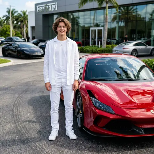 Luxury Sports Car Teenager Photo Shoot | Real World Setting