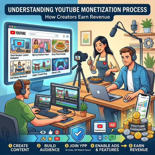 YouTube Monetization Process: Earn Money Online
