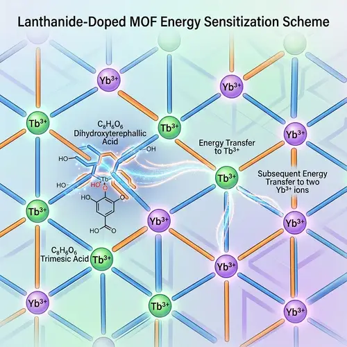 Aesthetic Crystal Structure of Metal Organic Framework (MOF)
