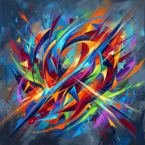 Soulful Sports Abstract Art - Dynamic & Vibrant Designs