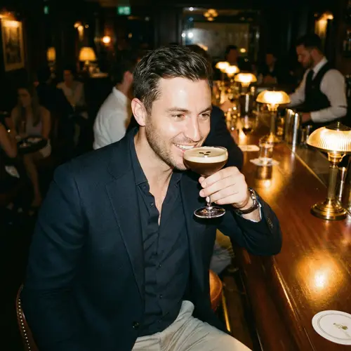 Enjoying an Espresso Martini