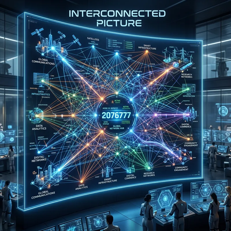 Interconnected Picture - Artistic Representation | AI Art Generator ...