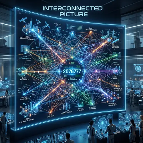 Interconnected Picture - Artistic Representation