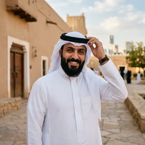 Saudi Man with Beard – Cultural Portraits