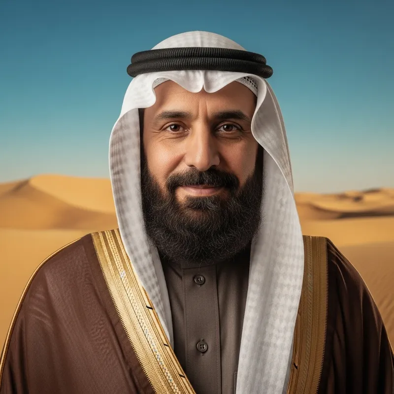 Saudi Man with Beard – Cultural Portraits