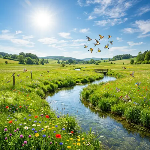 Harmony and Freedom in a Vibrant Landscape