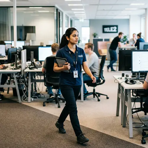 Dedicated Tele2 Employee Offering Exceptional Service