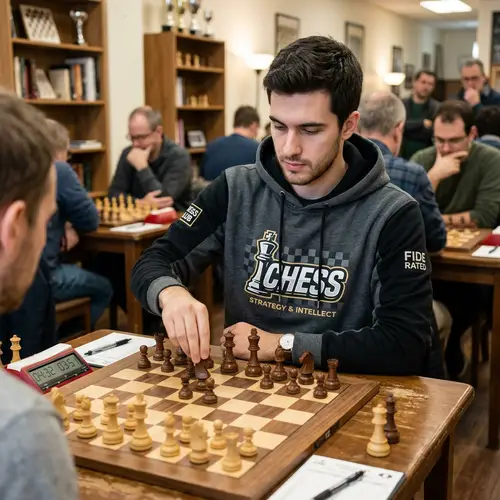 Hooded Jersey for Chess Enthusiasts