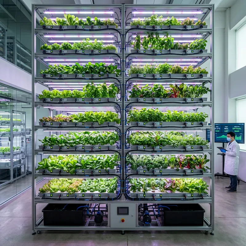 Automated Vertical Garden: Innovative Indoor Growing