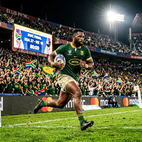 Springbok Rugby Star Shines at World Cup Final