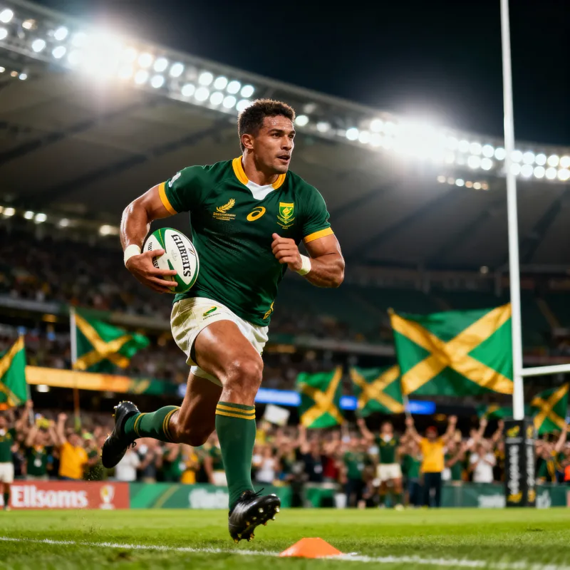 Springbok Rugby Star Shines at World Cup Final
