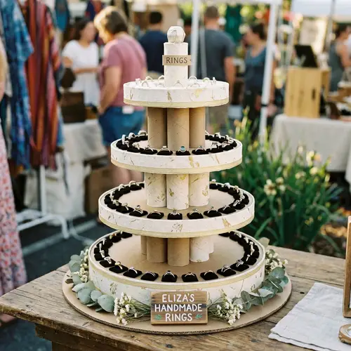 DIY Tiered Vendor Ring Display Ideas