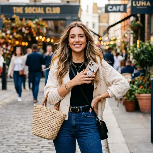 Stylish Social Media Influencer Photography