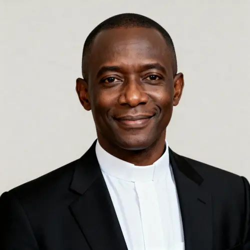 Passport Photo of an African Pastor
