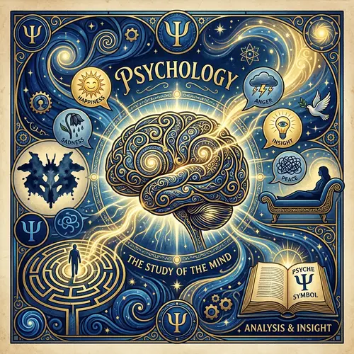 Blue and Gold Psychology: Symbolic Human Brain Design