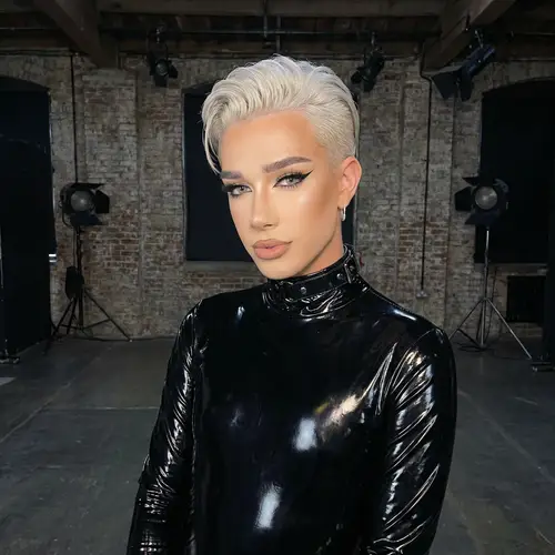 James Charles: PVC Catsuit Style and Makeup