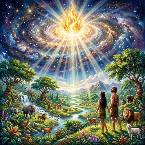 Artistic Creation Story: Heaven and Earth Imagined