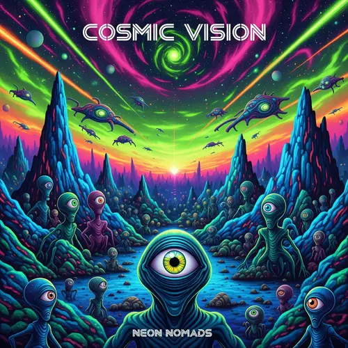 One Eye Aliens Sci-Fi Psytrance Album Art