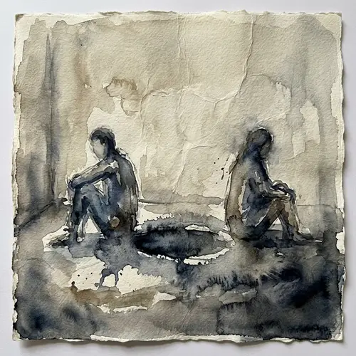 Imperfect Watercolor Painting: Emotion and Depth