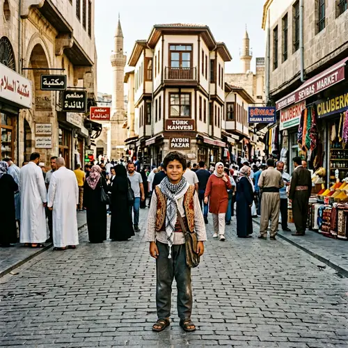 Multicultural Harmony: Arab, Turk, and Kurdish Fusion in Street Intersection