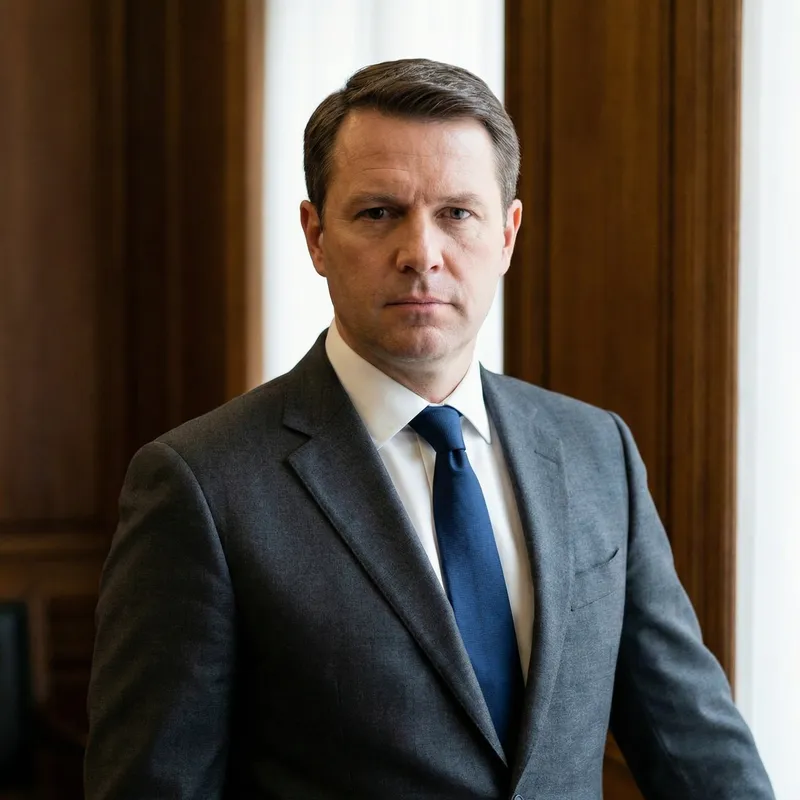 Formal Caucasian Male Half-Body Portrait Formal Caucasian Male Half-Body Portrait