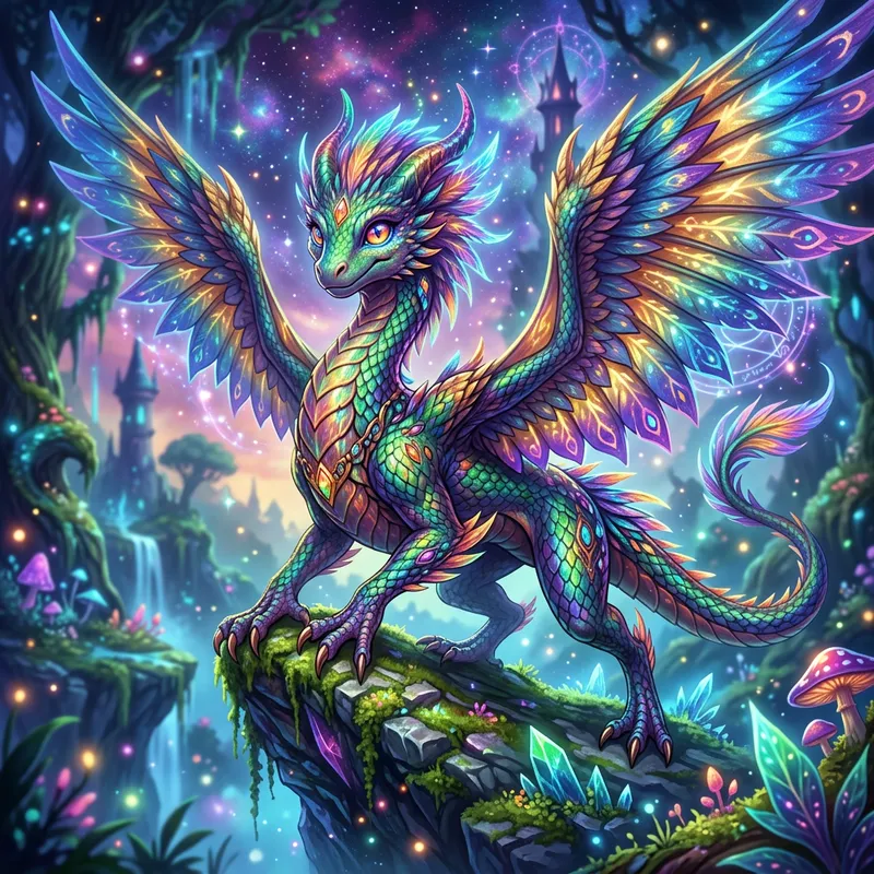 Colorful Imaginary Creature Inspired by 이원종 포켓몬 Colorful Imaginary Creature Inspired by 이원종 포켓몬