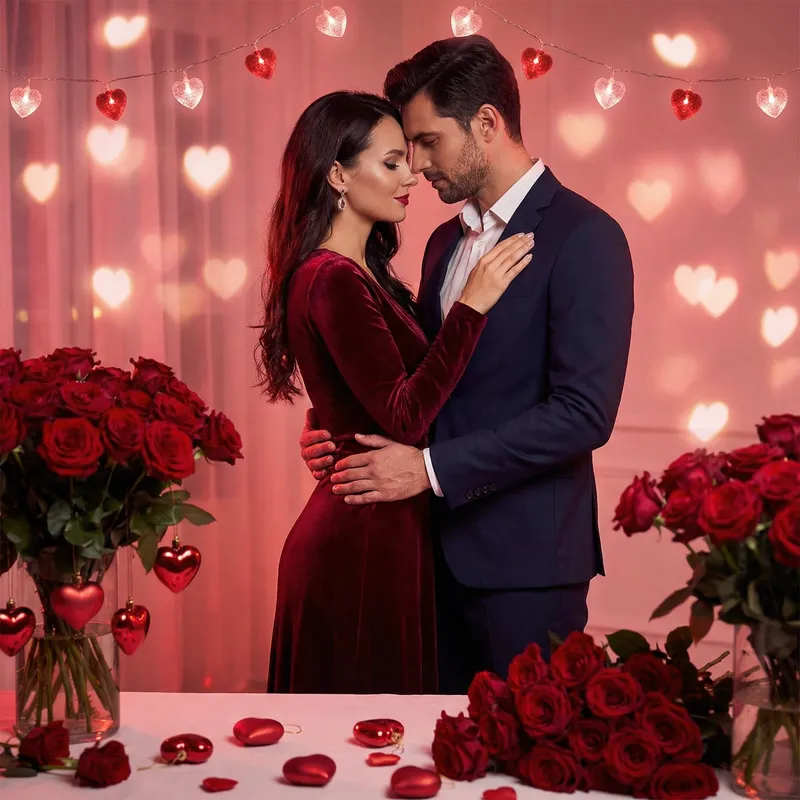 Romantic Valentine's Day Portrait Ideas